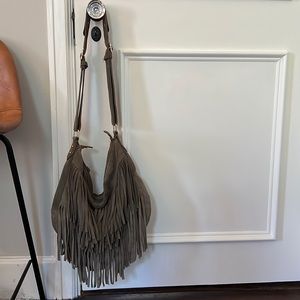 Gap Grey Suede Handbag